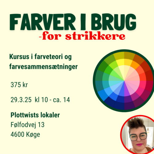 FARVER I BRUG - FOR STRIKKERE