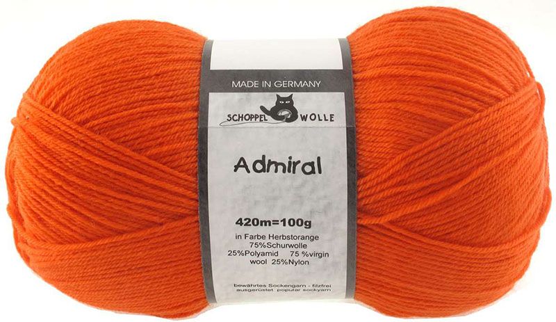SCHOPPEL ADMIRAL AUTUMN ORANGE - 100 G