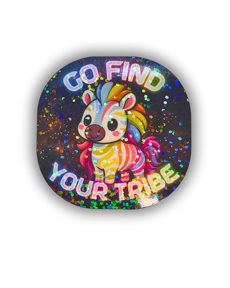 DIE CUT STICKER - GO FIND YOUR TRIBE - LILLE