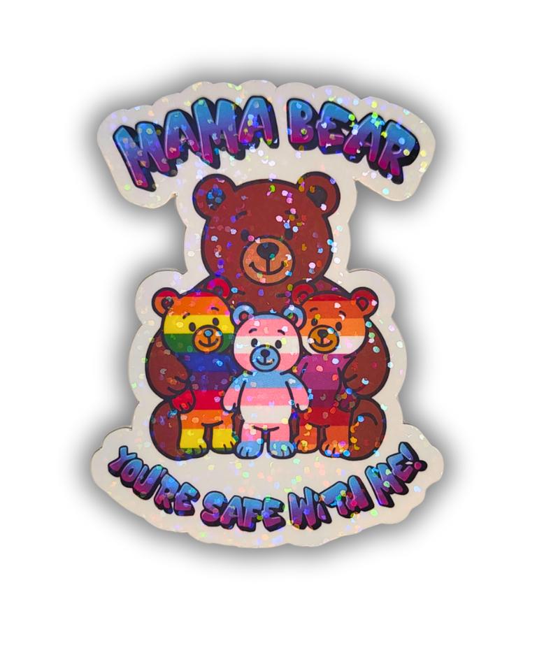 DIE CUT STICKER - MAMA BEAR - STOR
