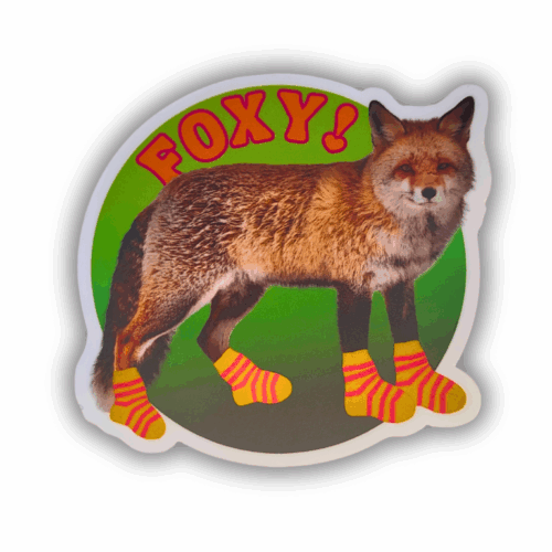 DIE CUT STICKER - FOXY
