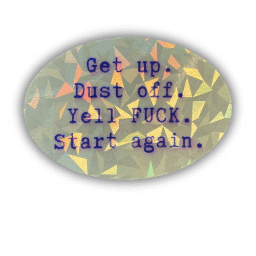 DIE CUT STICKER - GET UP