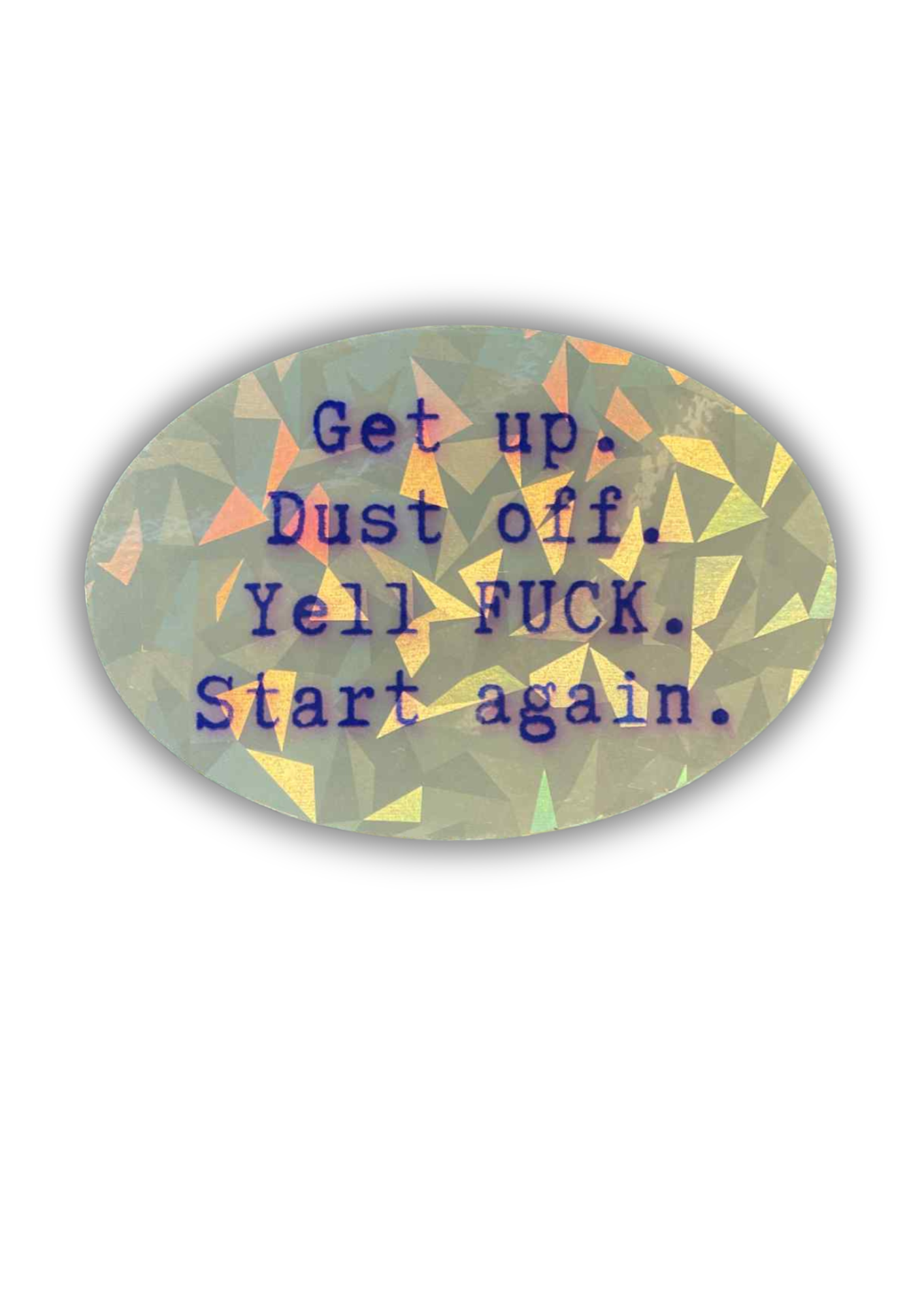DIE CUT STICKER - GET UP