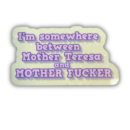 DIE CUT STICKER - MOTHER TERESA