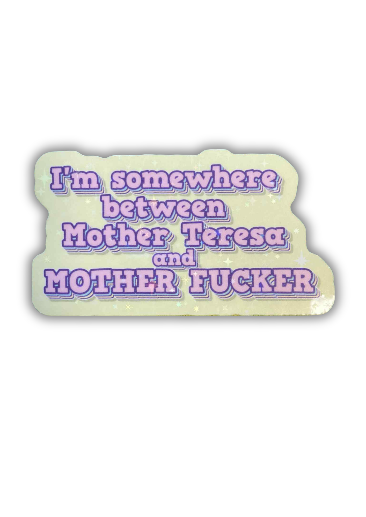 DIE CUT STICKER - MOTHER TERESA