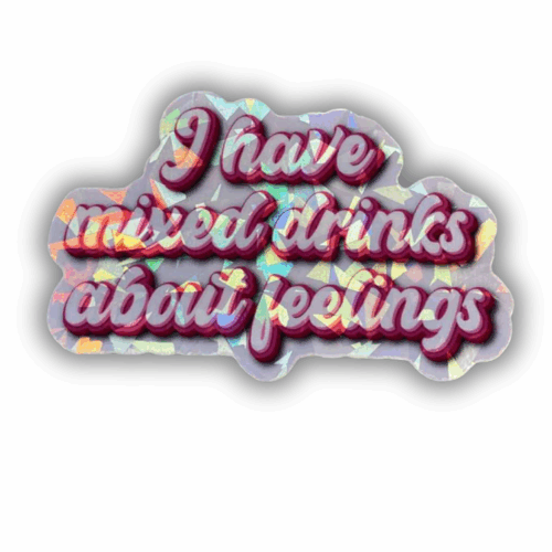 DIE CUT STICKER - MIXED DRINKS