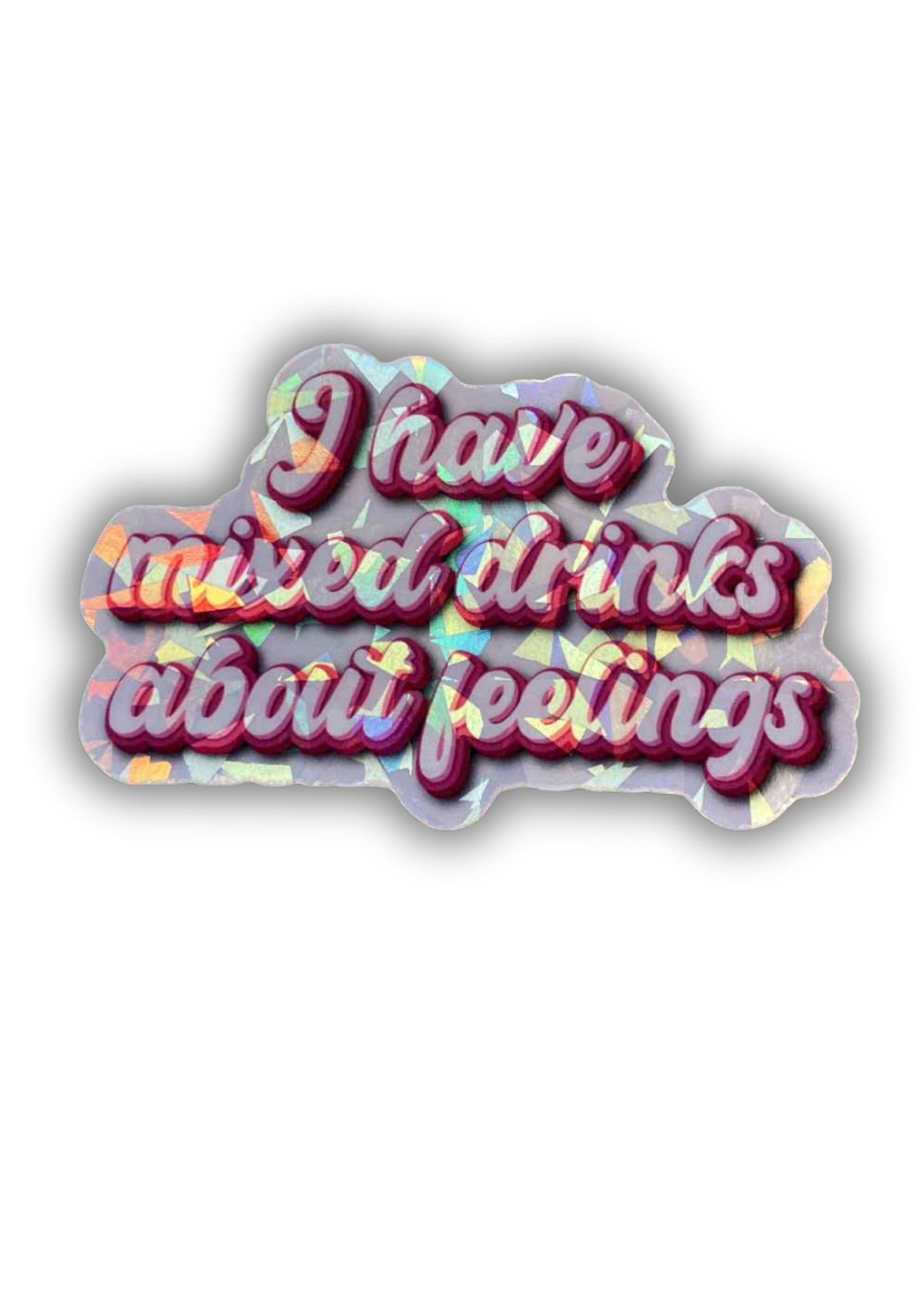 DIE CUT STICKER - MIXED DRINKS
