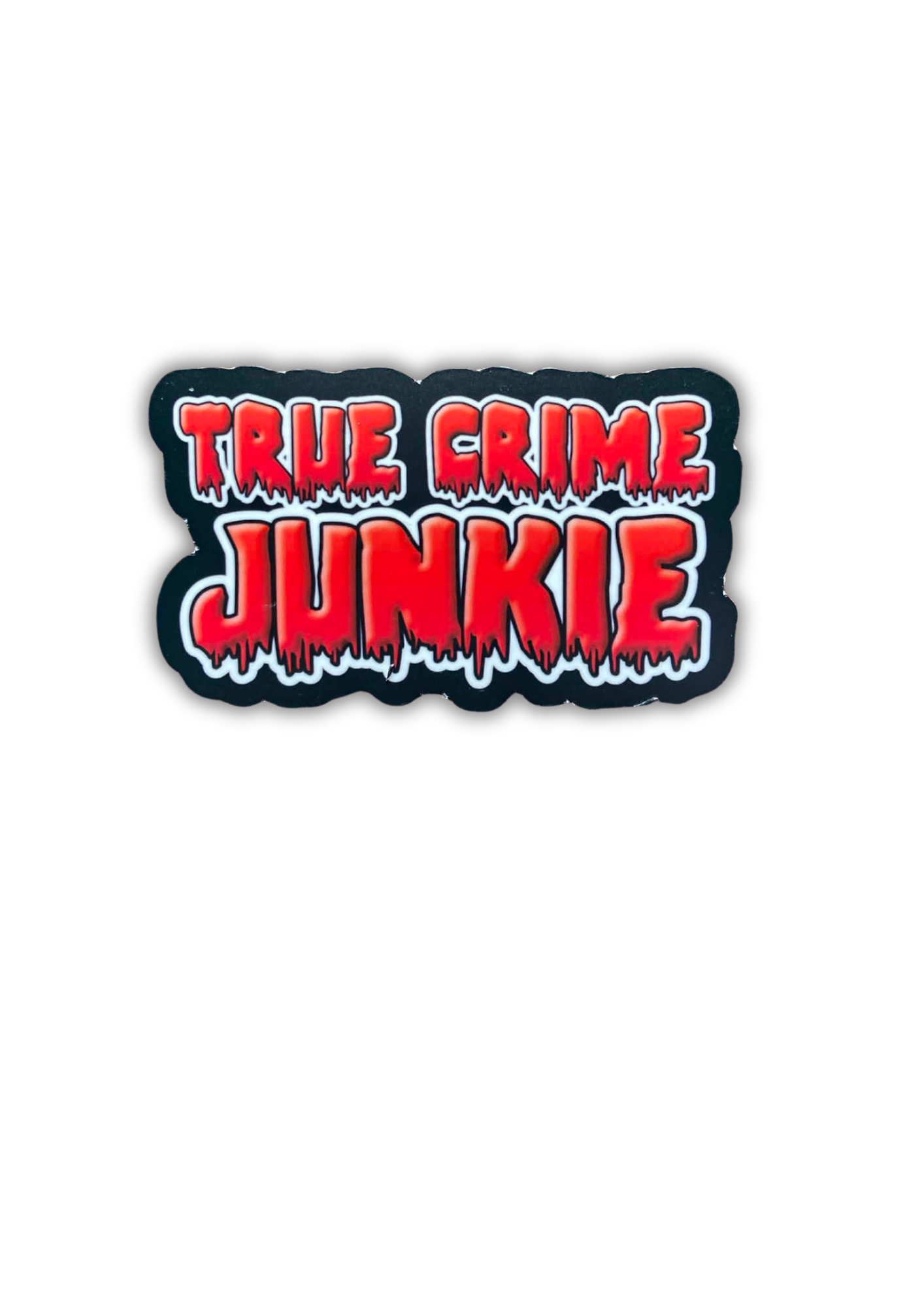 DIE CUT STICKER - TRUE CRIMES JUNKIE