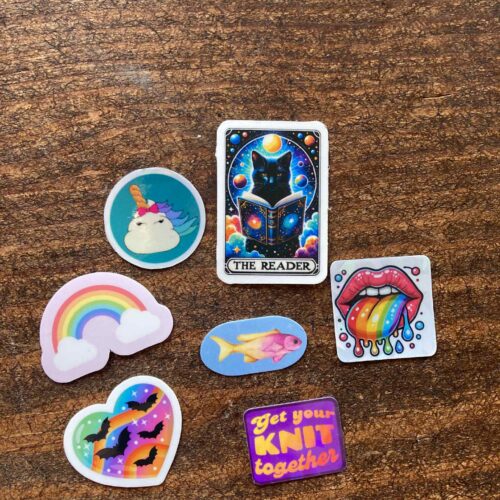 KALENDERGAVE - 5 SMÅ STICKERS