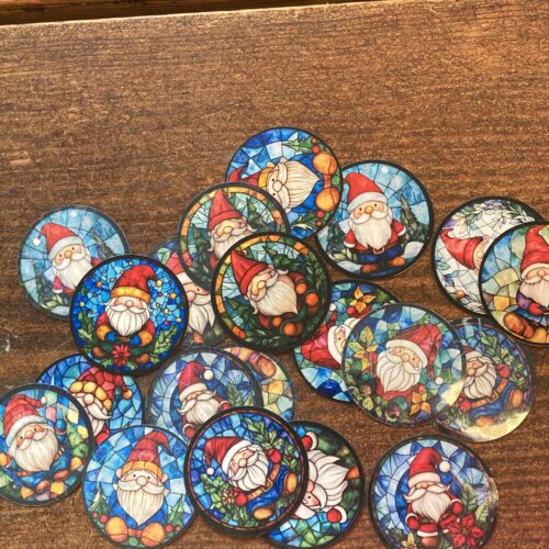 KALENDERGAVE - RUNDE STICKERS