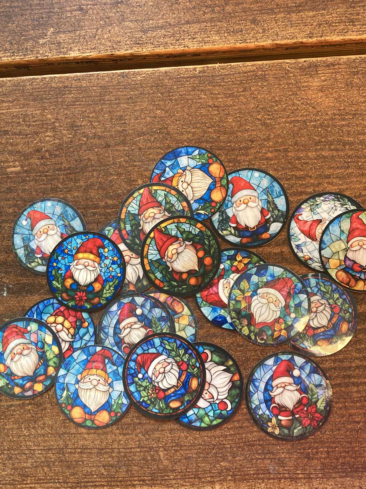 KALENDERGAVE - RUNDE STICKERS