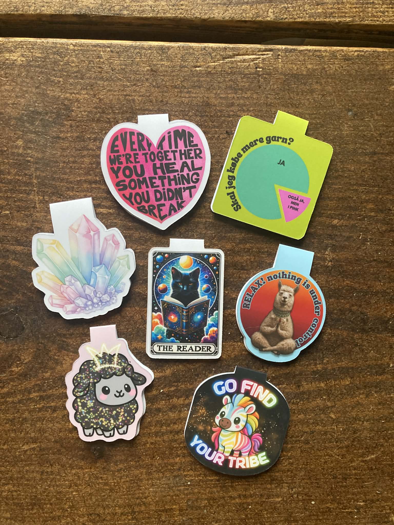 MAGNETISKE BOGMÆRKER - flere varianter