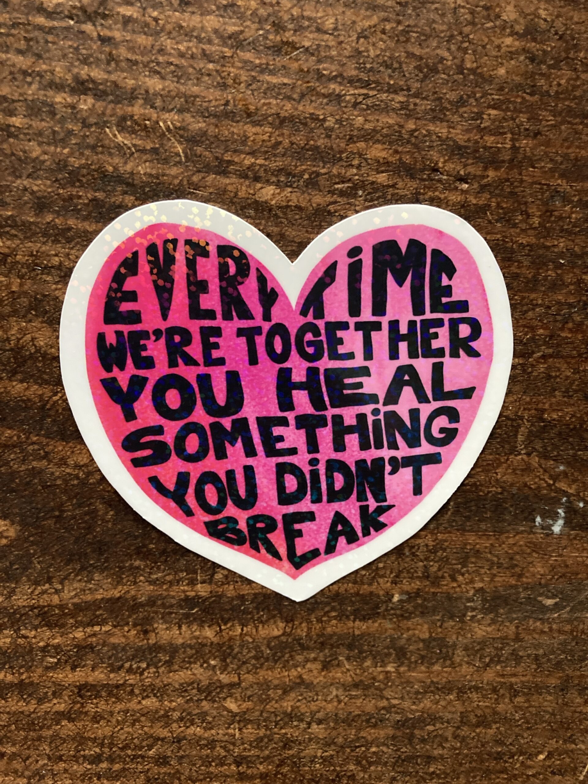 DIE CUT STICKER - You heal