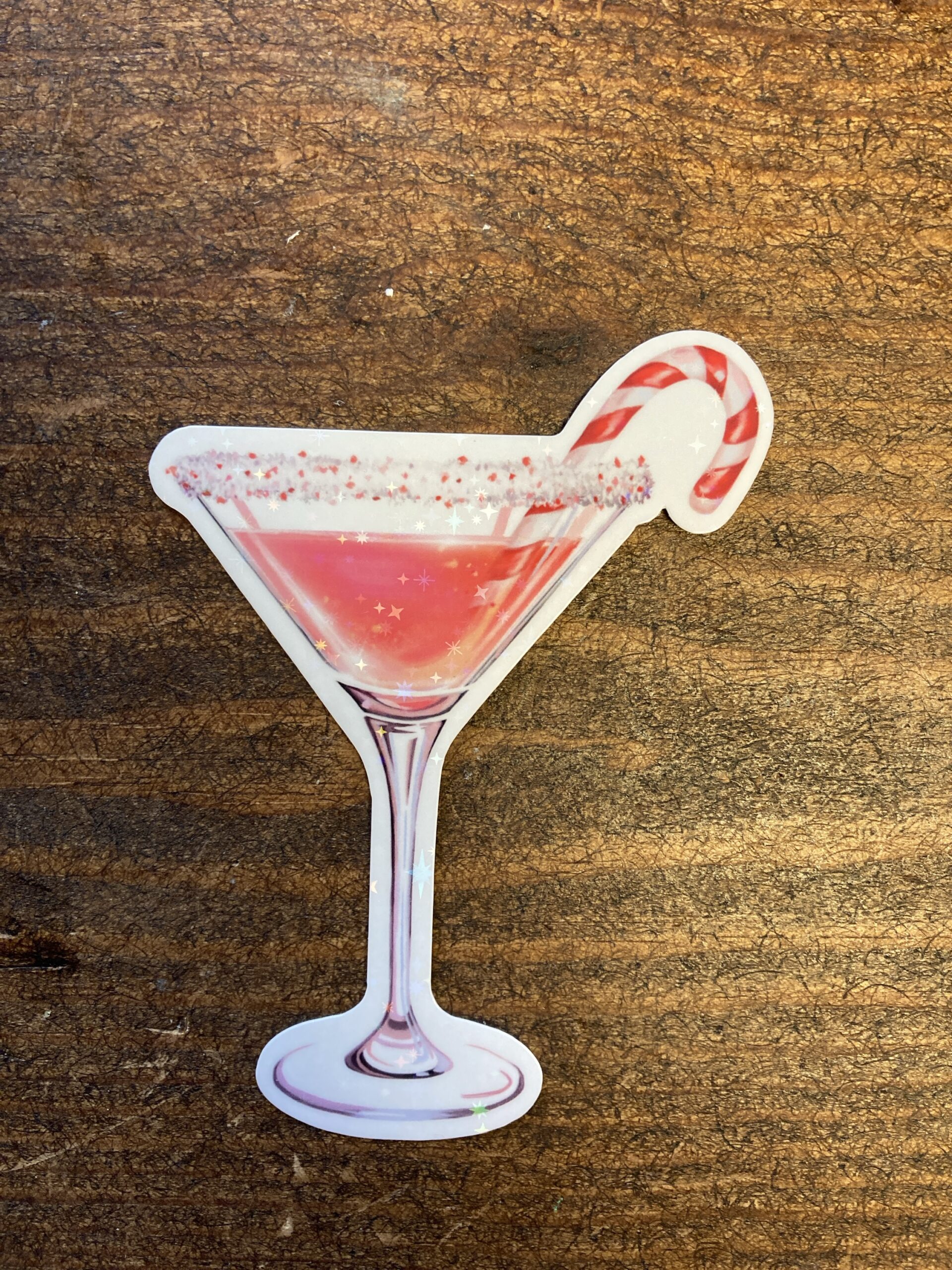 DIE CUT STICKER - Juledrink