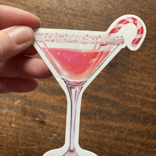 DIE CUT STICKER - Juledrink