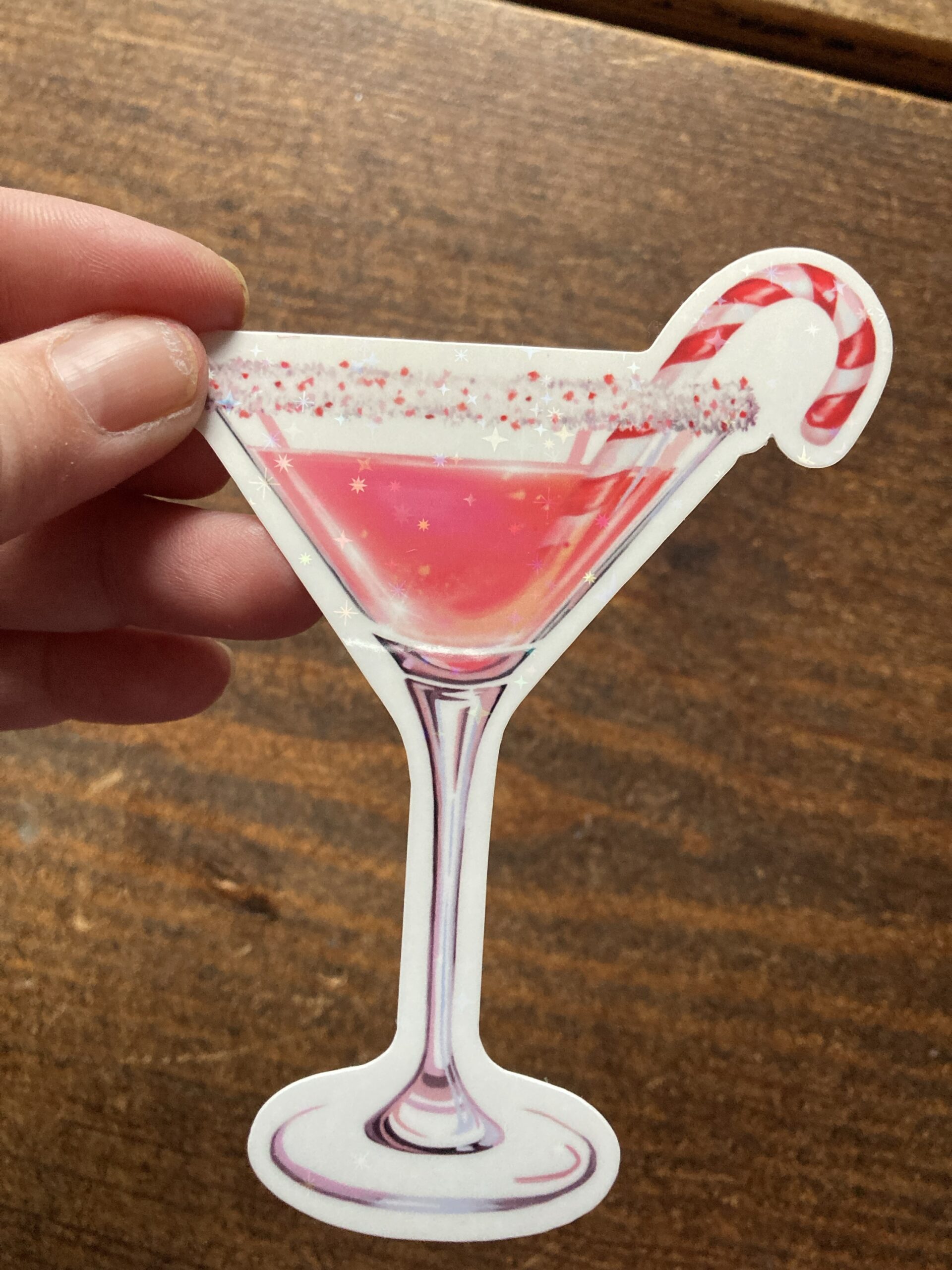 DIE CUT STICKER - Juledrink