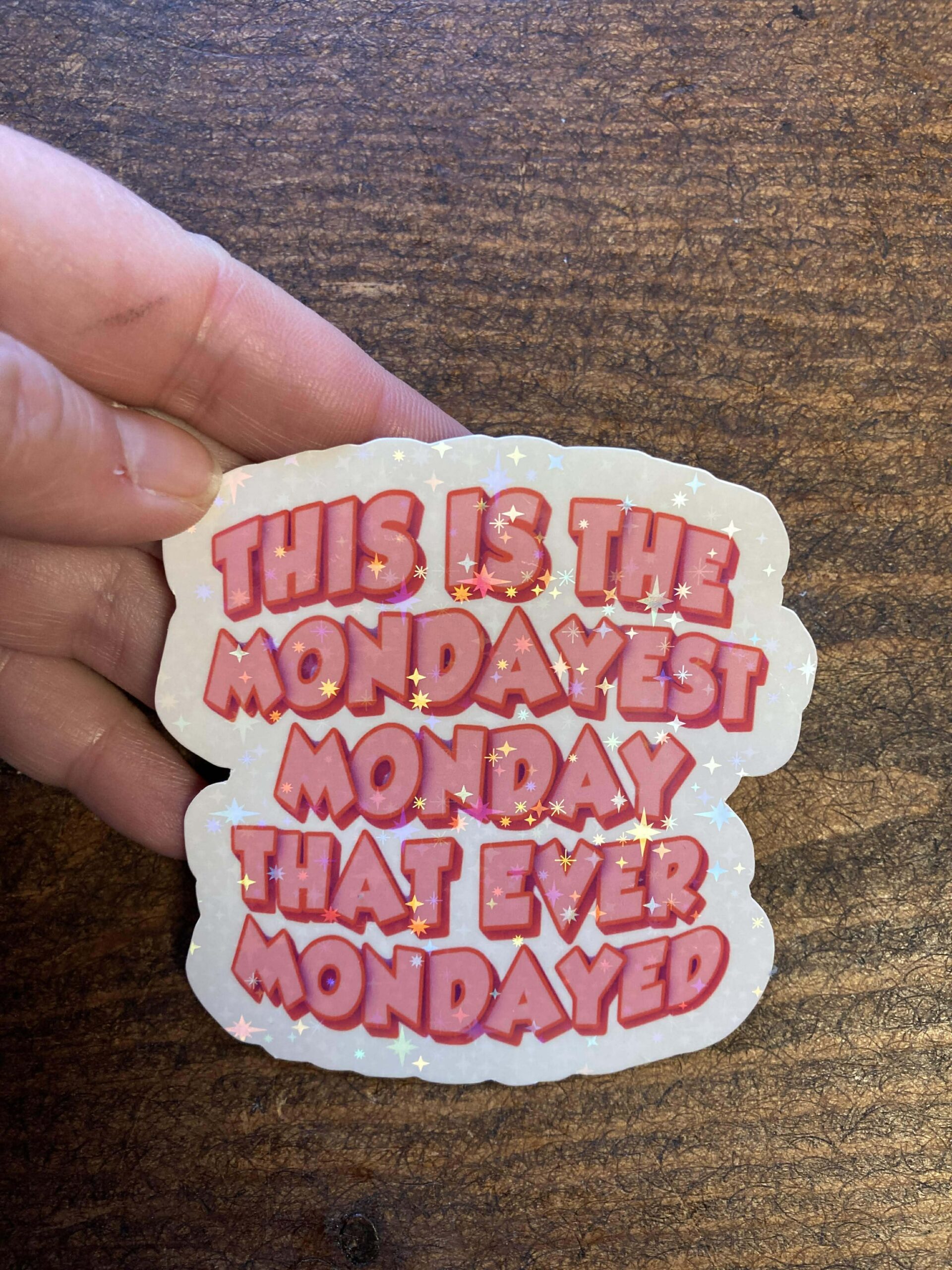 DIE CUT STICKER - The mondayest monday