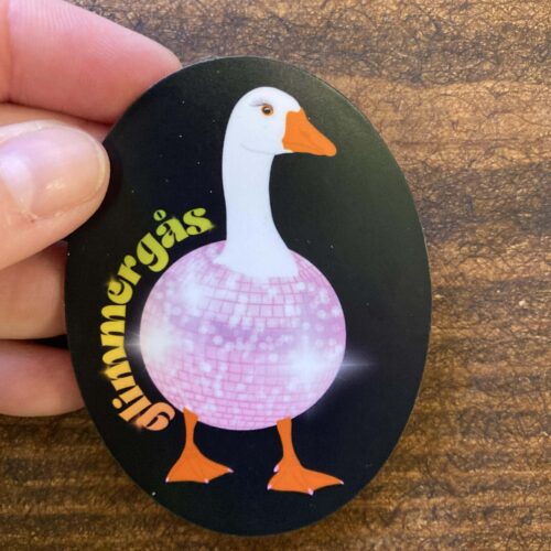 DIE CUT STICKER - Glimmergås