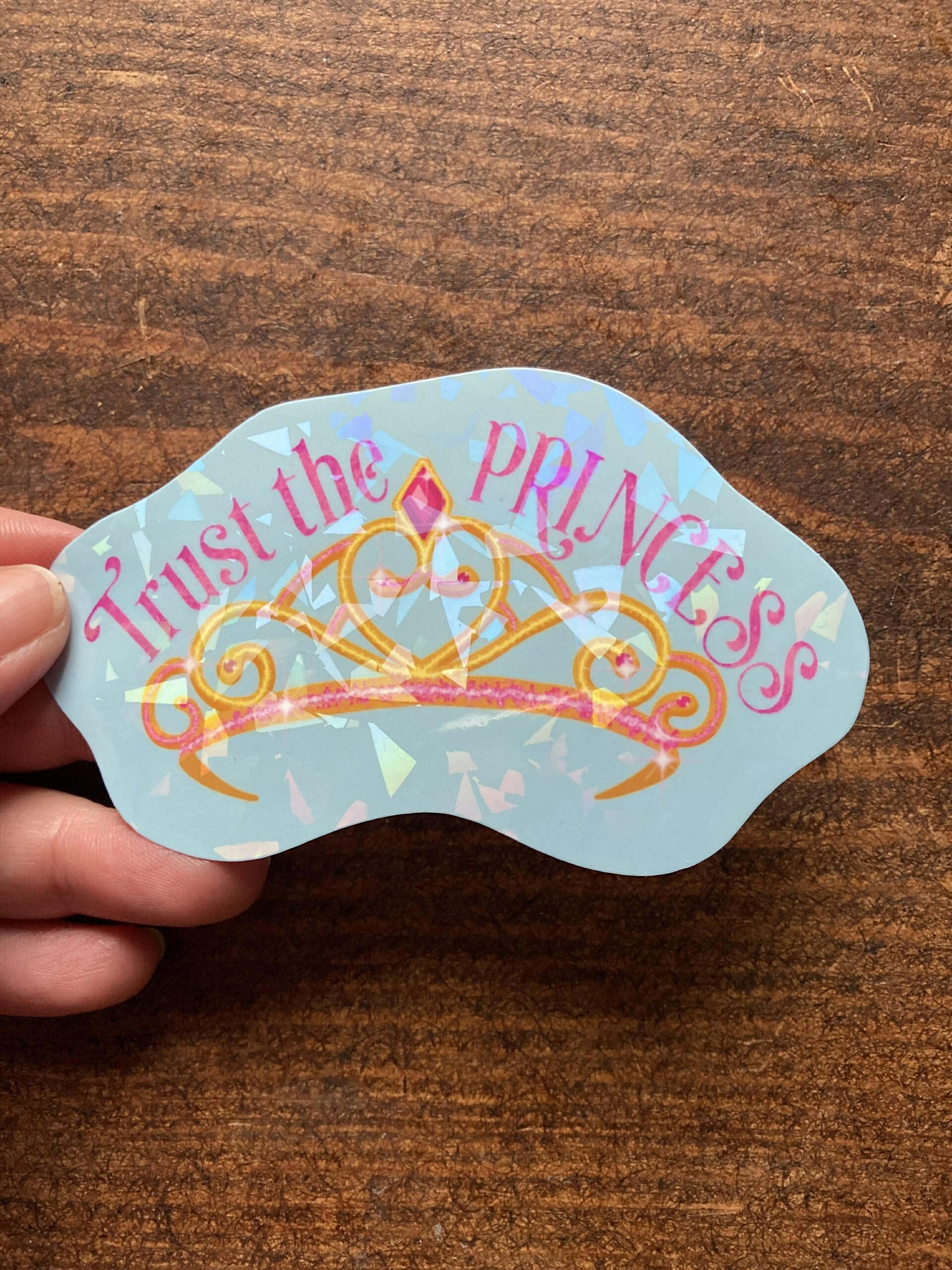DIE CUT STICKER - Trust the Princess