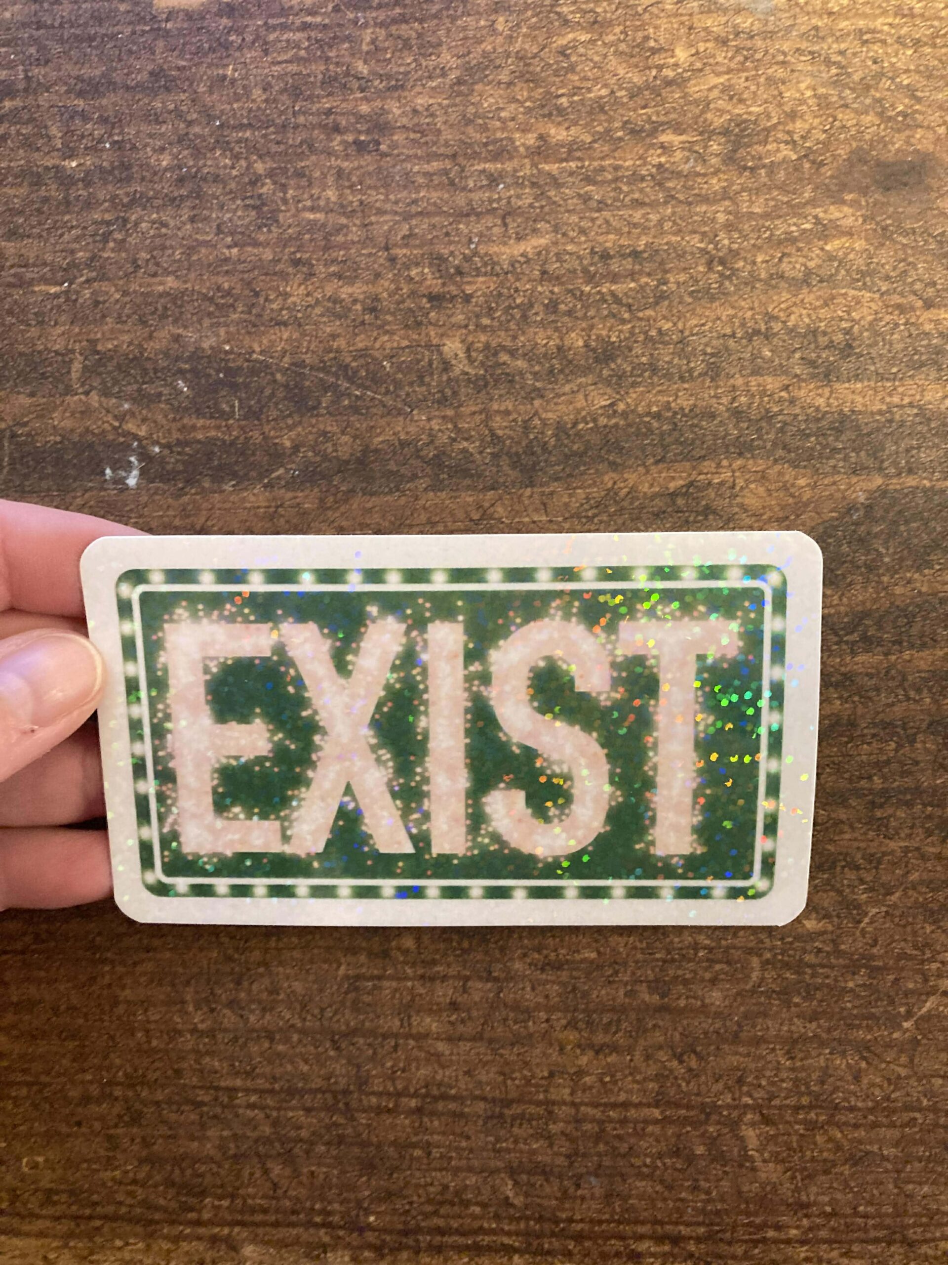 DIE CUT STICKER - Exist