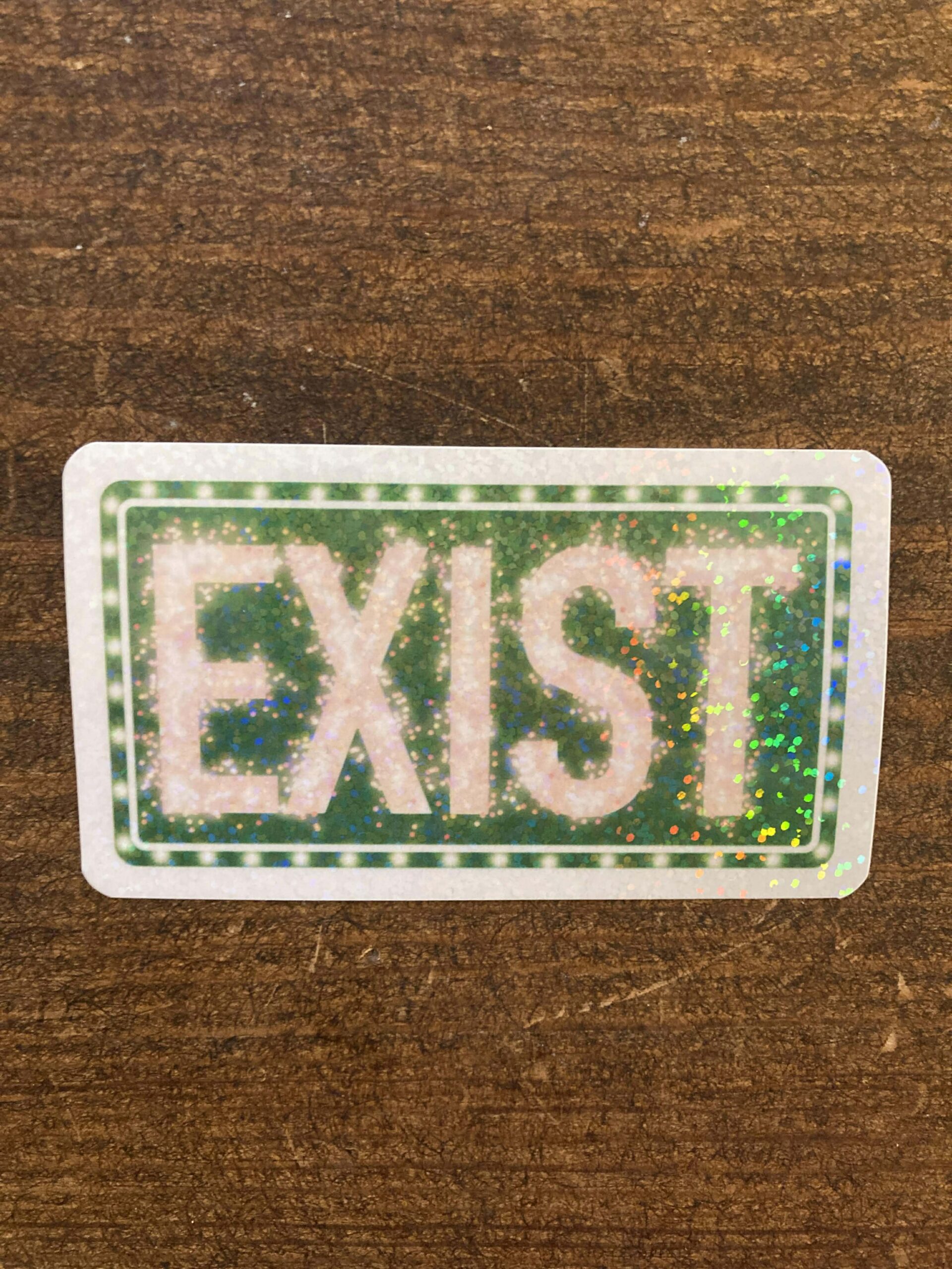 DIE CUT STICKER - Exist